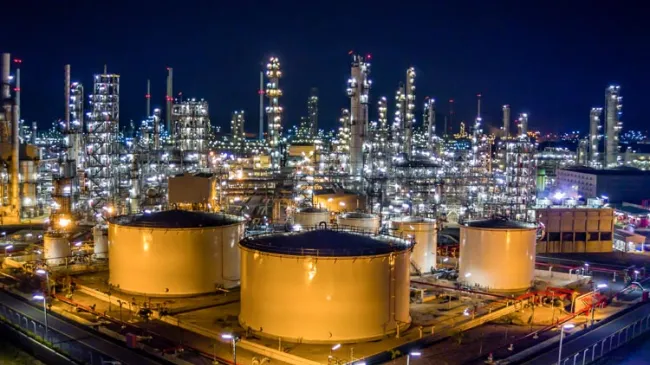 oil refinery